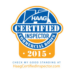 HAAG Certified Commercial Roofing Inspectors 2015 logo