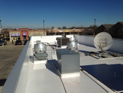 Commercial roofing system for Sonic Drive-In in Newcastle, OK