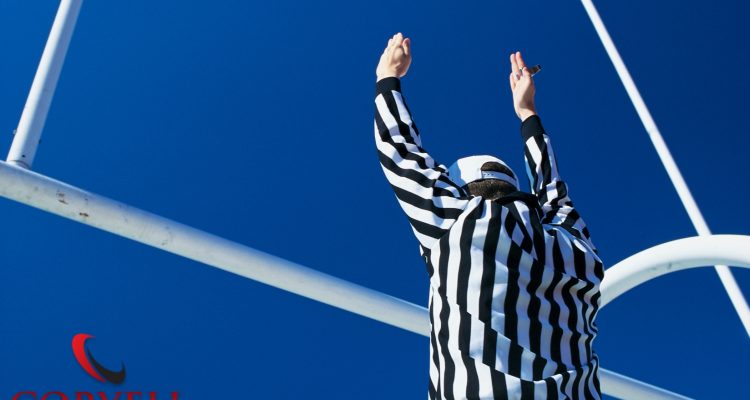 Ref Giving Touchdown Signal