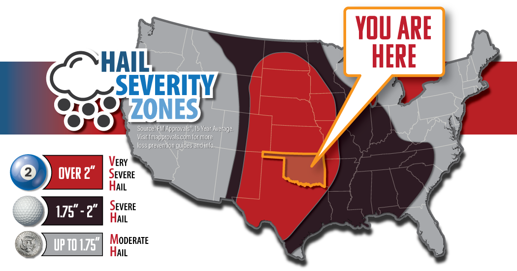 Hail Severity Zones - Oklahoma