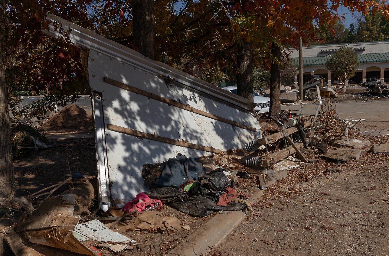 Weakened North Carolina building codes jeopardized property after Hurricane Helene - Image of Storm Damage