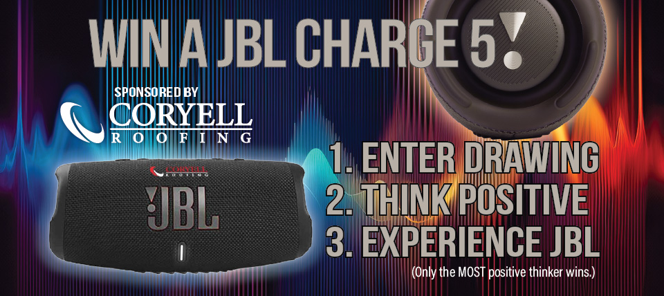 JBL Giveaway - from Coryell Roofing