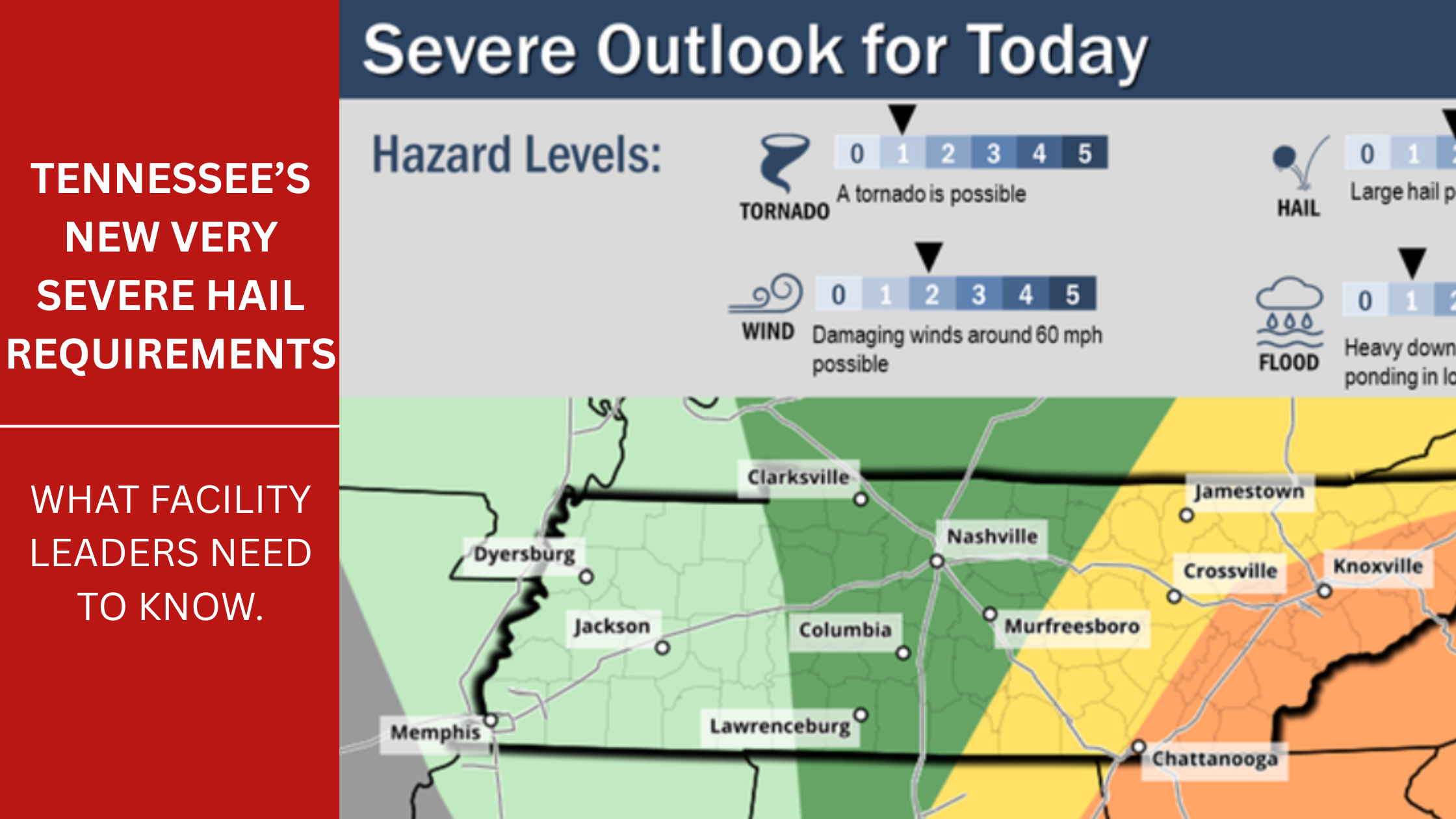 Tennessee’s New Very Severe Hail Requirements: What Facility Leaders Need to Know