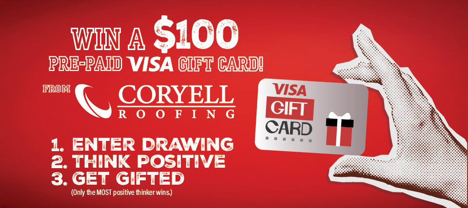 Gift Card Giveaway - from Coryell Roofing